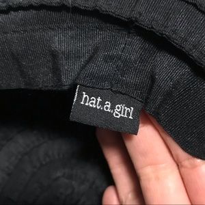 Accessories - Black sun hat with bow Accessories - Black sun hat with bow